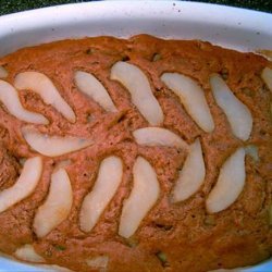 Gingerbread With Pears Low Fat & Low Calorie recipe