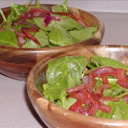 Spinach With Sweet Red Onion recipe