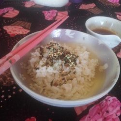 Garnished Rice With Green Tea (Ocha-Zuke) recipe