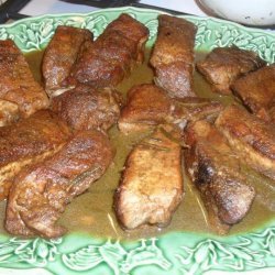 Balsamic Glazed Pork With Caramelized Onions recipe