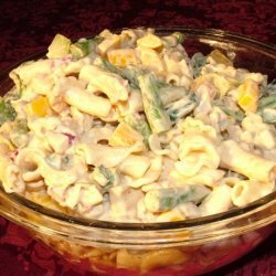 Mostaccioli Pasta Primavera Salad recipe