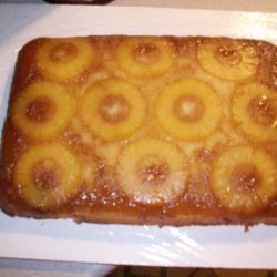 Poohrona's Pineapple Upside-Down Cake recipe