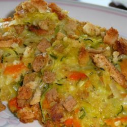 Zucchini Stuffing Casserole recipe