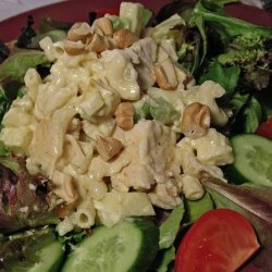 Curried Pasta and Chicken Salad recipe
