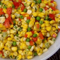 White Corn and Baby Pea Salad recipe