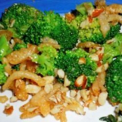 Broccoli With Almond Brown Butter recipe