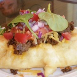 California Style Indian Fry Bread Tacos recipe