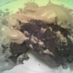 White Chocolate Truffle and Chocolate Fudge Layer Cake recipe