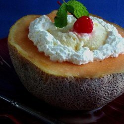 Cantaloupe Bowl & Ice Cream recipe