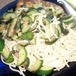 Minty Zucchini Linguine recipe