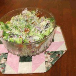Nutty and Sweet Broccoli Salad recipe