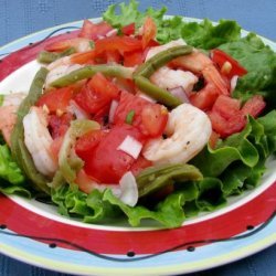 Ensalada De Nopales Y Camarones  - Cactus and Shrimp Salad recipe