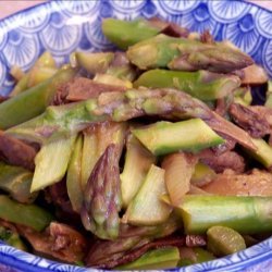 Sauteed Asparagus With Shiitake Mushrooms recipe