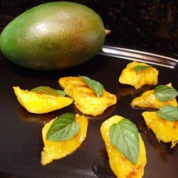Grilled Mangoes With Ginger recipe