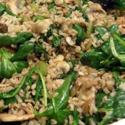 Spinach Fried Rice recipe