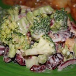 Cranberry and Citrus Broccoli Salad recipe