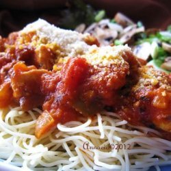 Paul Newman's Spicy Chicken over Angel Hair recipe