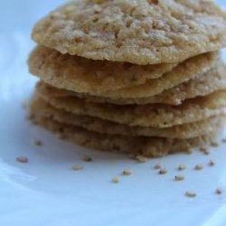 Sesame Cookies (Benne Wafers) recipe
