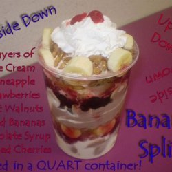 Chill out Upside-down Banana Split recipe