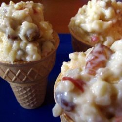 Crunchy Snack in a Cone recipe