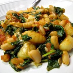 Skillet Gnocchi With Spinach & White Beans recipe