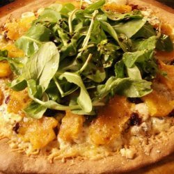 Acorn Squash and Arugula Pizza recipe