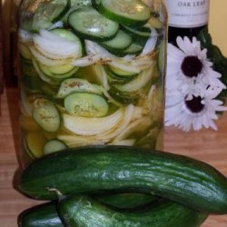 Shaker Pickles recipe