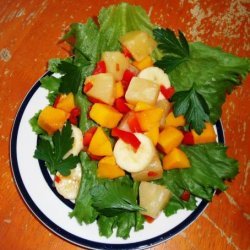 Mango and Pineapple Salad recipe