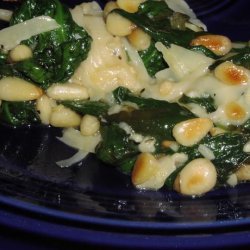 Sauteed Spinach With Pine Nuts recipe