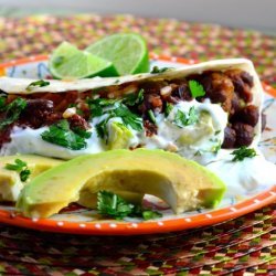 Bean and Rice Tacos recipe