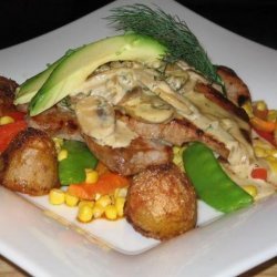 Veal Chops With Avocado recipe