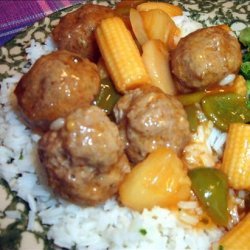 Chelle's Famous Sweet and Sour Meatballs recipe
