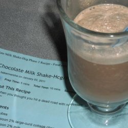 Chocolate Milk Shake-Hcg/Phase 2 recipe