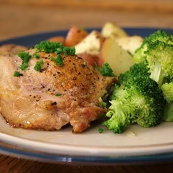Blue Cheese, Bacon and Chive Stuffed Pork Chops recipe