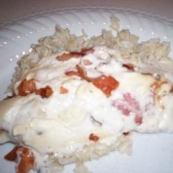Smothered Bacon Chicken recipe