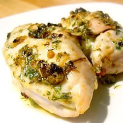 Broiled Herb Butter Chicken recipe