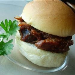 Elaine's Sweet and Tangy Loose Beef BBQ recipe