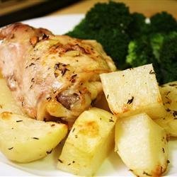 Lebanese Chicken and Potatoes recipe