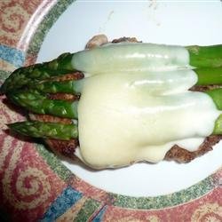 Quick Chicken with Asparagus and Provolone recipe