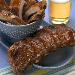 Southern Grilled Barbecued Ribs recipe