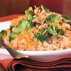 Brown Rice, Broccoli, Cheese and Walnut Surprise recipe