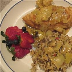 Lemony Chicken with Artichoke Hearts recipe