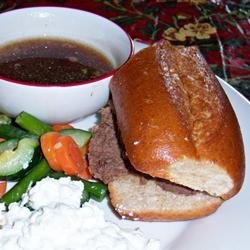 Easiest Slow Cooker French Dip recipe