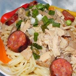 Andouille and Chicken Creole Pasta recipe