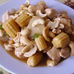 Cashew Chicken with Water Chestnuts recipe