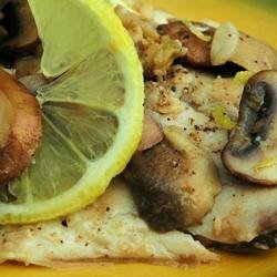 Zesty Tilapia with Mushrooms recipe