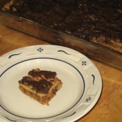 Chocolate-Peanut Butter Bars recipe