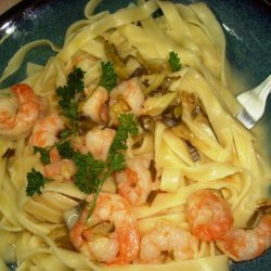 Pasta With Shrimp and Jalapeno Orange Sauce recipe