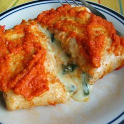 Spinach Cheese Burritos recipe