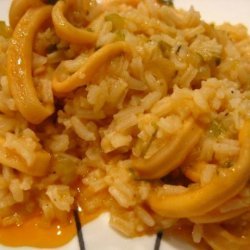 Kalamaria Pilafi ( Squid Pilaf) recipe